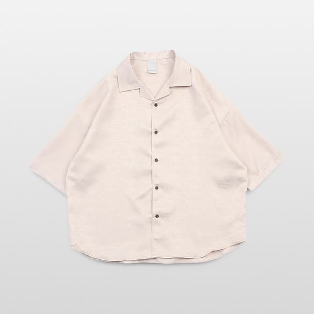 CASPER JOHN Jacquard Open Collar Oversiz