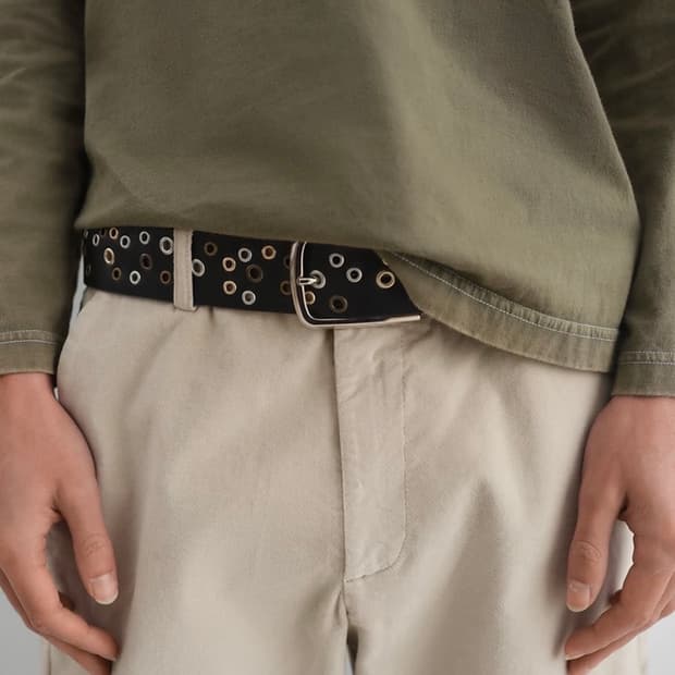 [S/M,M/L] 기마구아스 Rufus 벨트 블랙