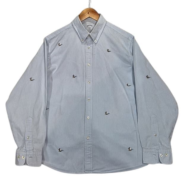 브룩스 브라더스 청둥오리 스트라이프 셔츠