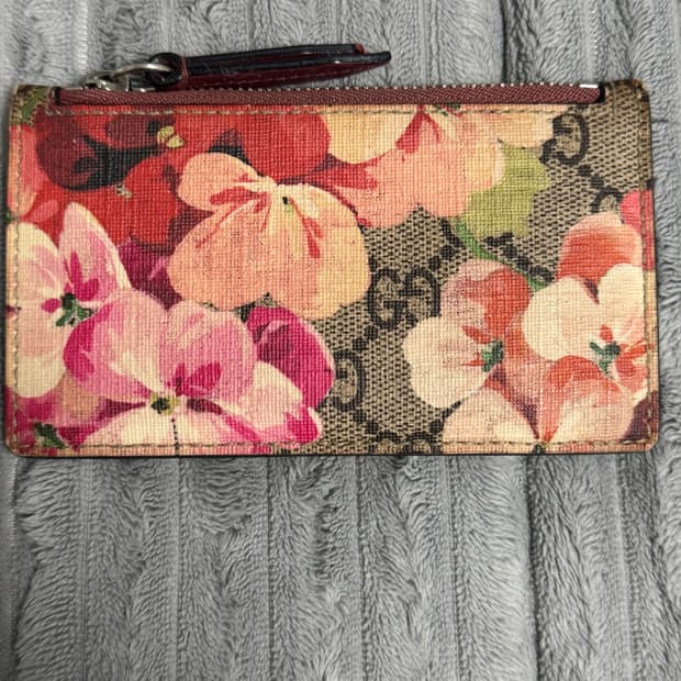 구찌 블룸 플라워 카드지갑