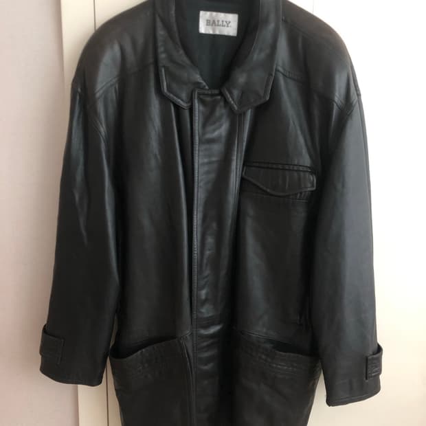 BALLY(발리) 빈티지 가죽자켓