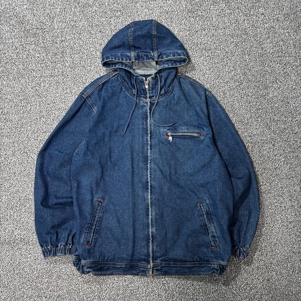 위캔더스 W 데님 후드 집업 (XL)