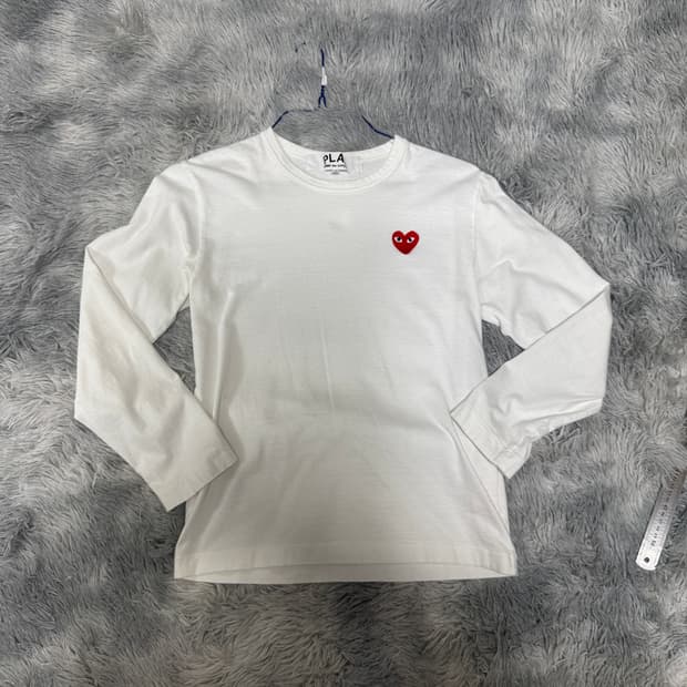 꼼데가르송 긴팔슬리브티 S사이즈 백화점택