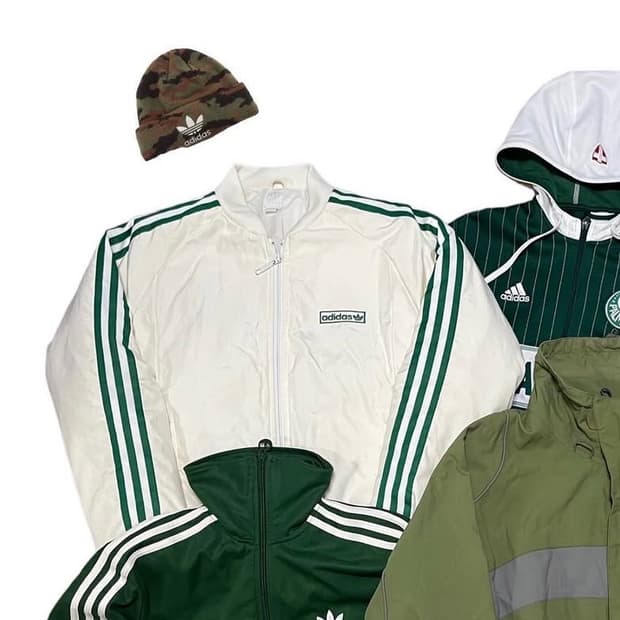 아디다스 흰초패딩