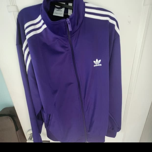 아디다스 보라색 져지