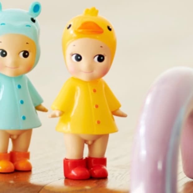 소니엔젤 아이러브레이니데이 오리 코끼리 일괄