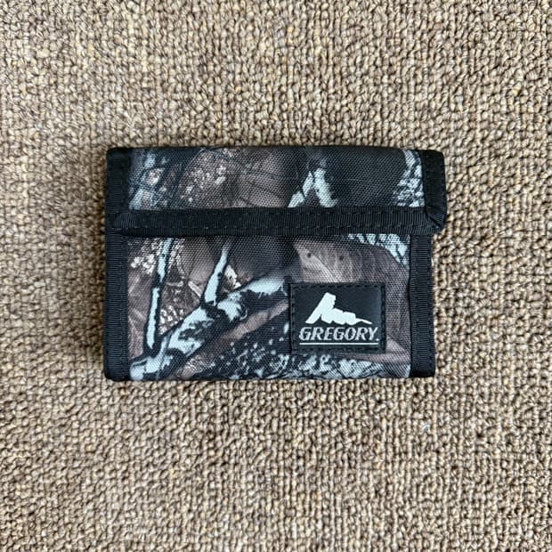 Old Logo Gregory 그레고리 카모플라주 벨크로 지갑