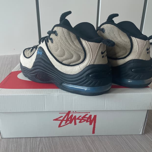 (280) 나이키x스투시 에어페니2 라탄앤라임스톤