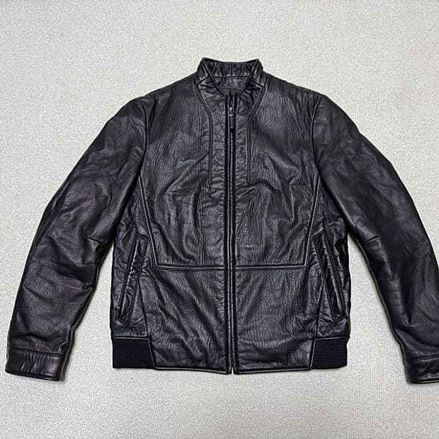 한섬 타임 가죽 자켓 남성용 100사이즈