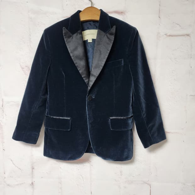 버버리 벨벳 자켓 아동용