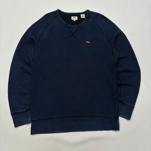 리바이스 데님 스웻셔츠 워싱 맨투맨