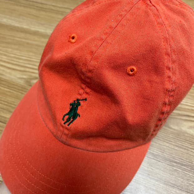 폴로 랄프로렌 오렌지색 볼캡
