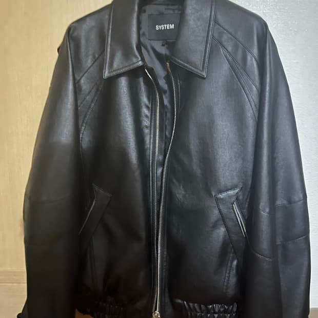 시스템옴므 가죽자켓 M