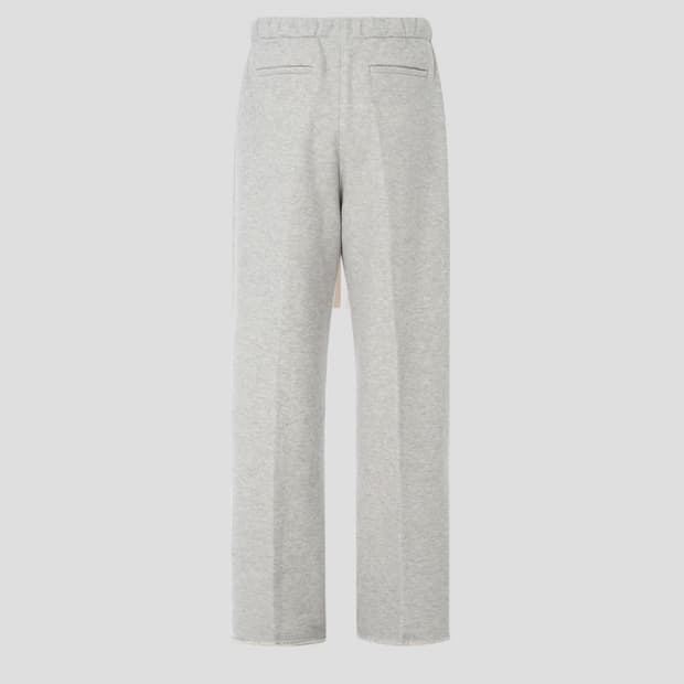 [새상품/L] 렉토 RECTO 로고 자수 코튼 저지 와이드 팬츠 (라이트