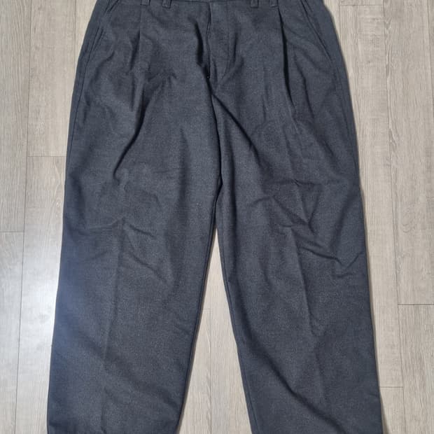 247시리즈 소프트브러시드 와이드팬츠 차콜 XL