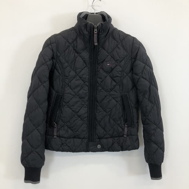 타미힐피거 자수로고 퀄팅점퍼 S