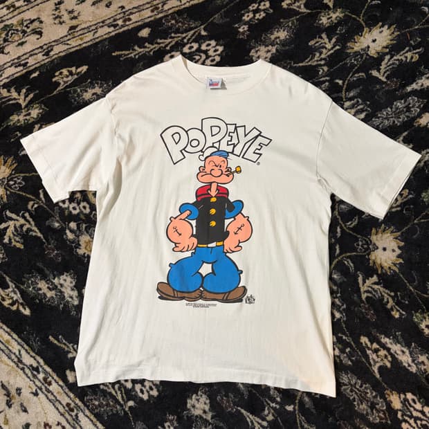 90s Popeye 뽀빠이 빈티지티셔츠