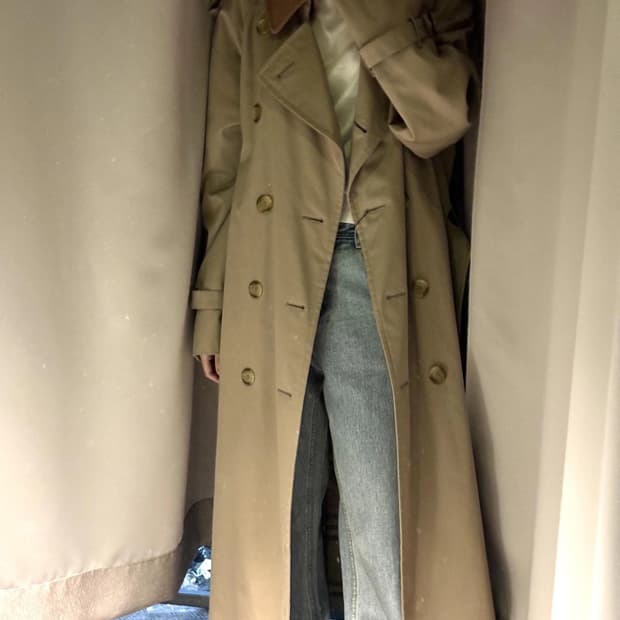 버버리 트렌치코트 (상태 최상 내피 포함)