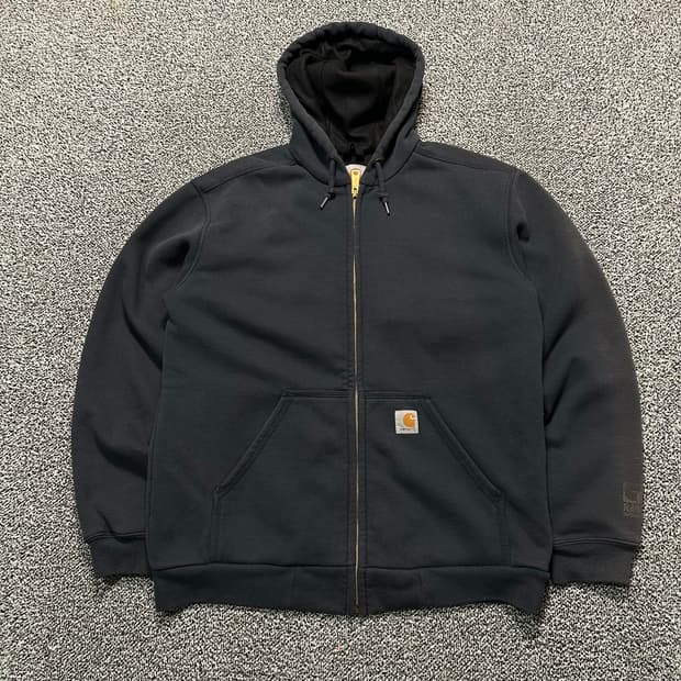 칼하트(Carhartt) 블랙 썸멀 후드집업