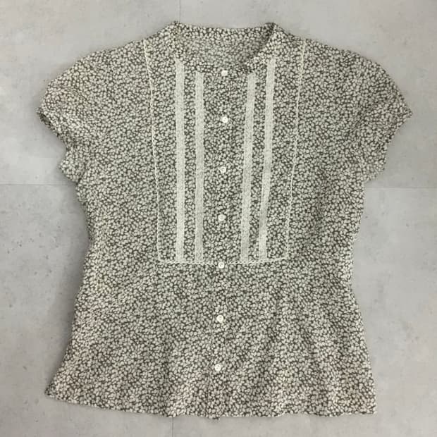 Japanese vintage flower blouse
