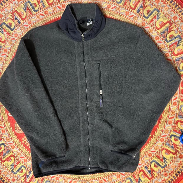 미제 파타고니아 빈티지 신칠라 집업 자켓 그레이 l