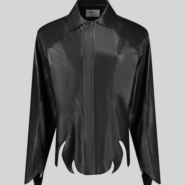 새상품급)Ninamounah 레더자켓 S