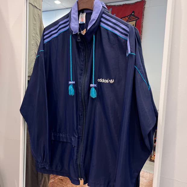 80-90s Adidas 아디다스 올드스쿨 후드 집업 자켓