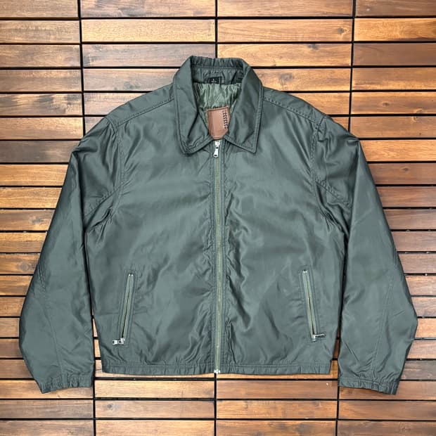 (L) 로버트 콤스톡 나일론 카키 자켓