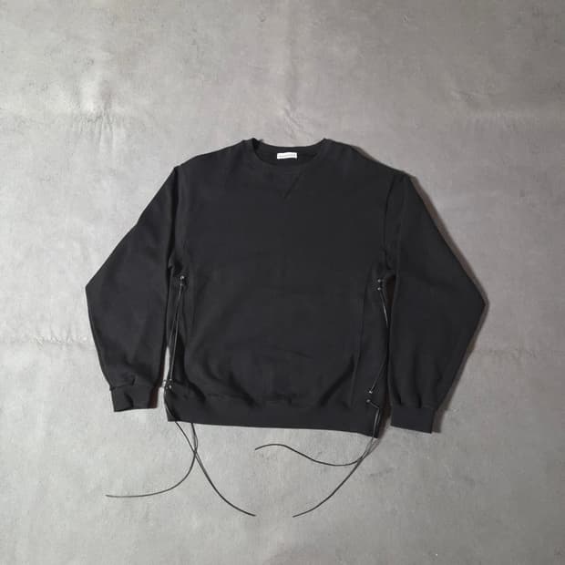 604service 604서비스 레더 스트링 맨투맨 L