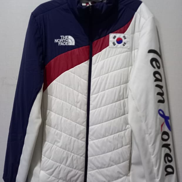 노스페이스 평창올림픽 팀코리아 경량패딩 100/L