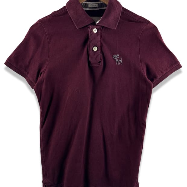 아베크롬비 버건디 피케 폴로셔츠2777