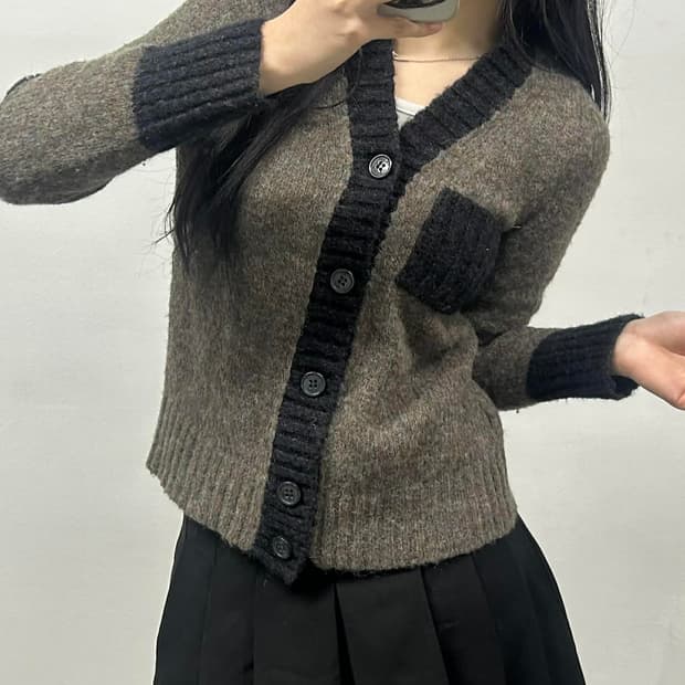 [82] 씨바이 끌로에 한섬 매장판 모헤어 울 니트 가디건