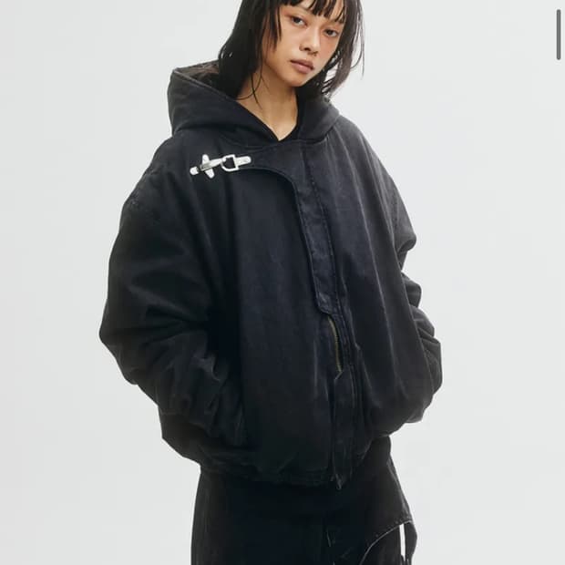 펀치드렁크파티즈 Embo Circle Logo Fireman Jacket