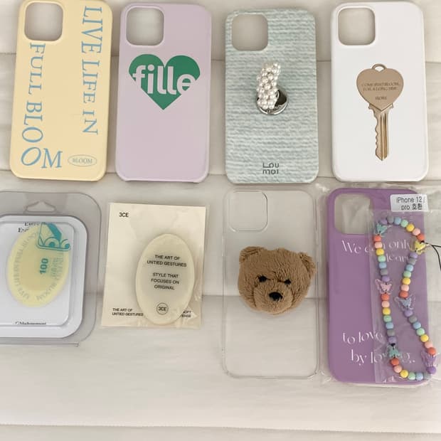 아이폰12케이스+그립톡 세트