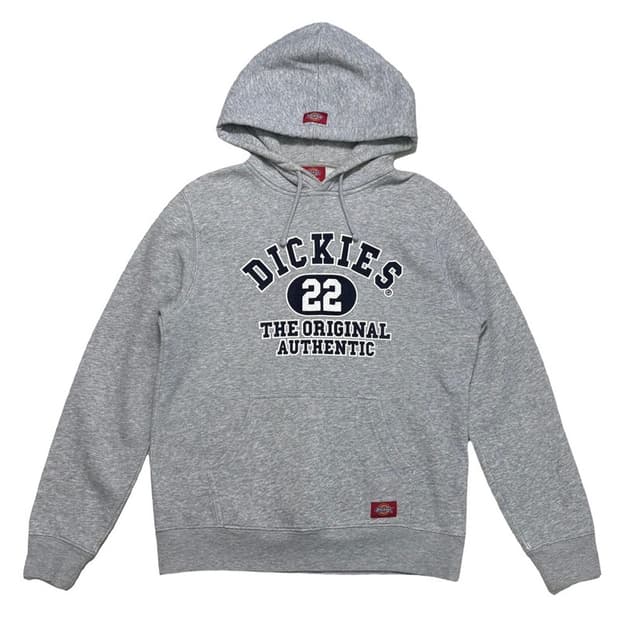 DICKIES  로고 후드티 그레이 M