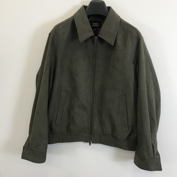 무신사스탠다드 신세틱 스웨이드블루종 카키 [XL]