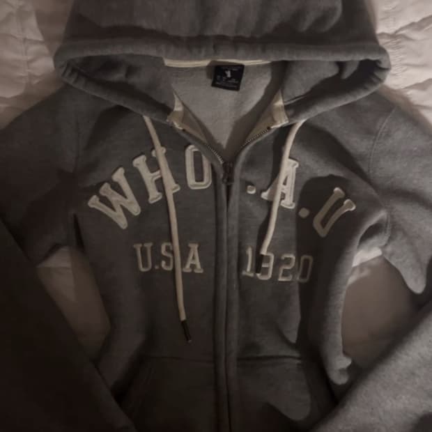 후아유 슬림핏 후드집업