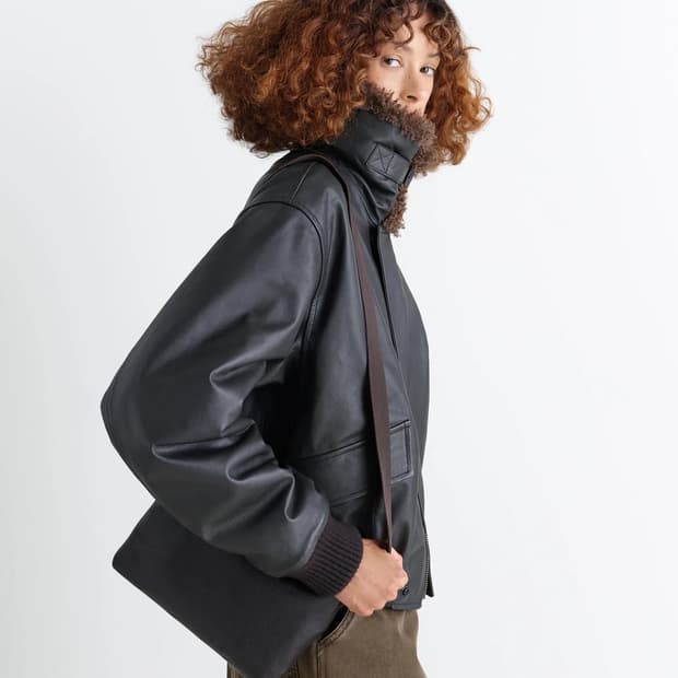 르메르 25fw 스몰 폴리오 백/다크 초콜렛