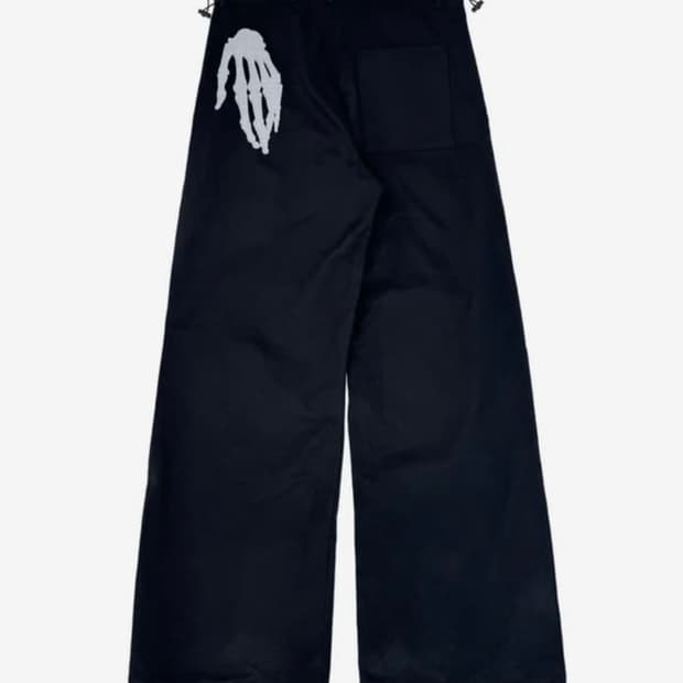 탄산마그네슘 손뼈 블랙 팬츠