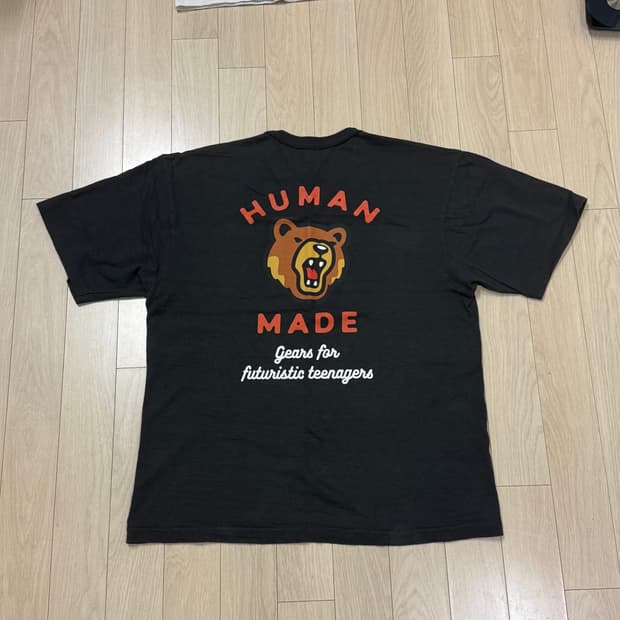 휴먼메이드 반팔 티셔츠 블랙 XXL 2XL