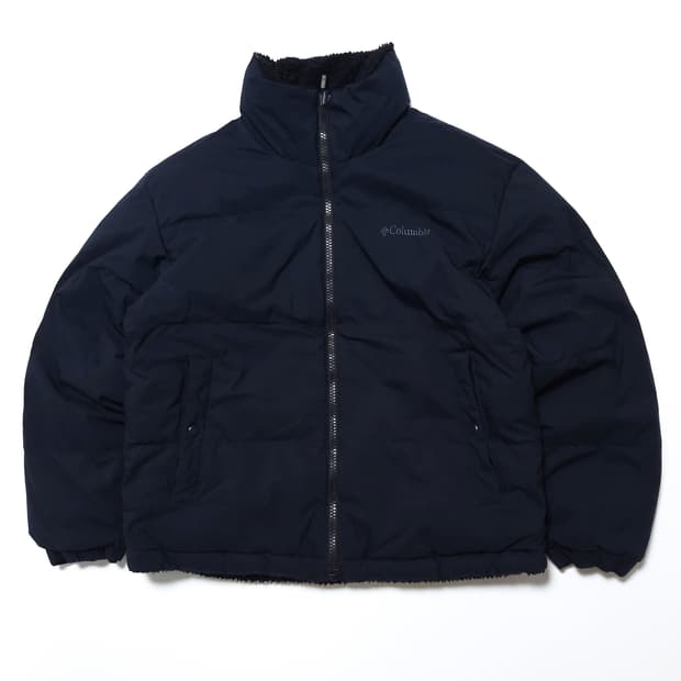 컬럼비아 플리스 리버시블 구스다운 패딩 자켓
