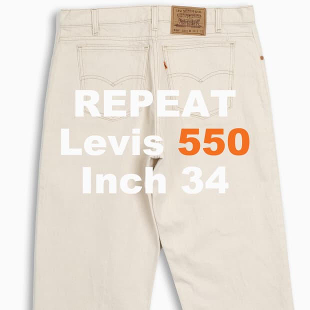 리바이스 550 오렌지탭 90s USA 34인치 OR55036120