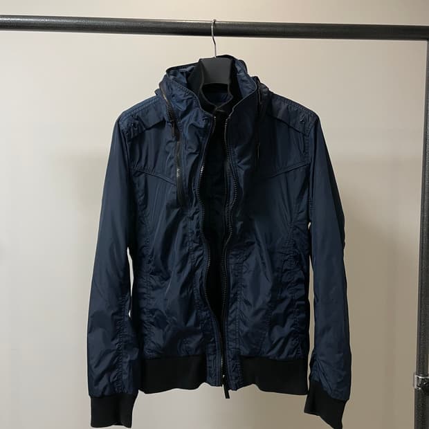(105) tbj 네이비 락시크 블루종 바람막이 자켓