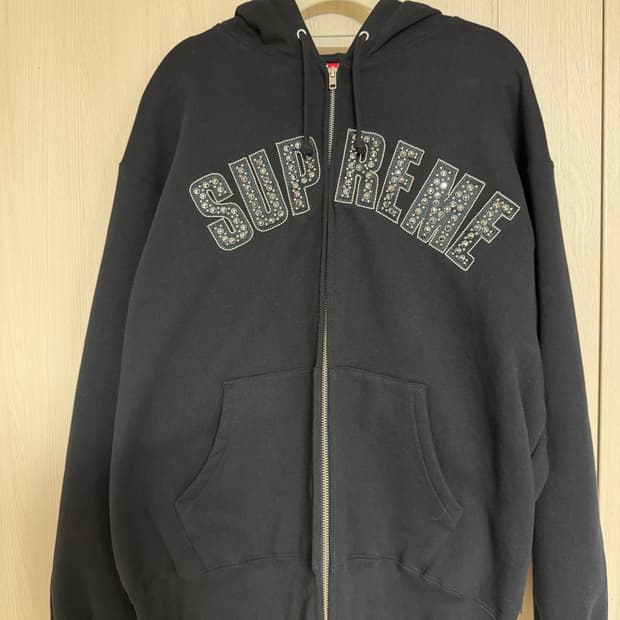 슈프림 B.B. Simons 후드집업 블랙 M