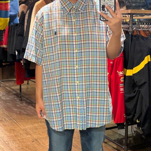 [HI] 폴로 랄프로렌 반팔 체크셔츠