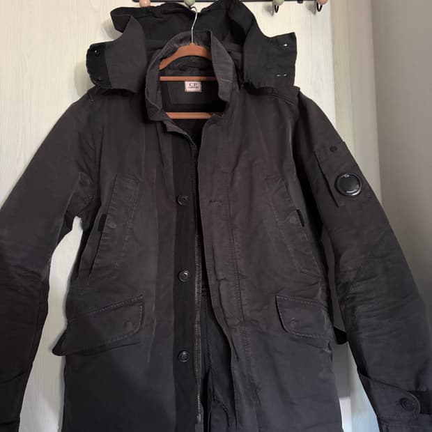 Cp컴퍼니 롱야상자켓 다크그레이