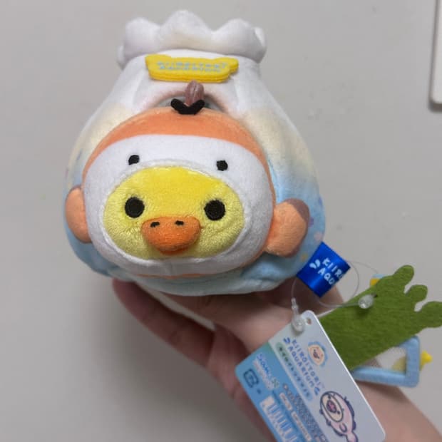 산엑스 레어 리락쿠마 키이로이토리 니모 어항 세트 인형
