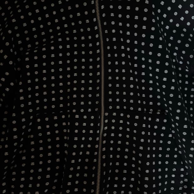 스투시 땡땡이 후드집업