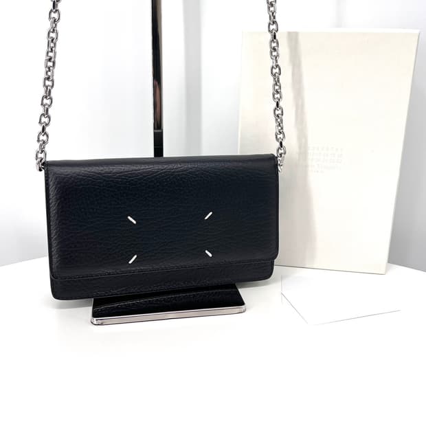 메종 마르지엘라 체인 WOC 크로스백 블랙 (S56UI0147)