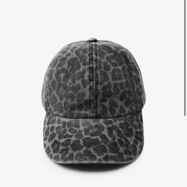 ZARA 자라 애니멀 프린트 트윌 캡